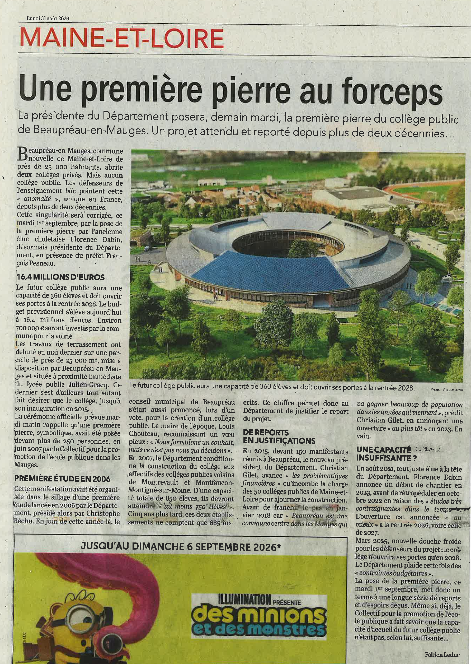 Collège public - Beaupréau en Mauges