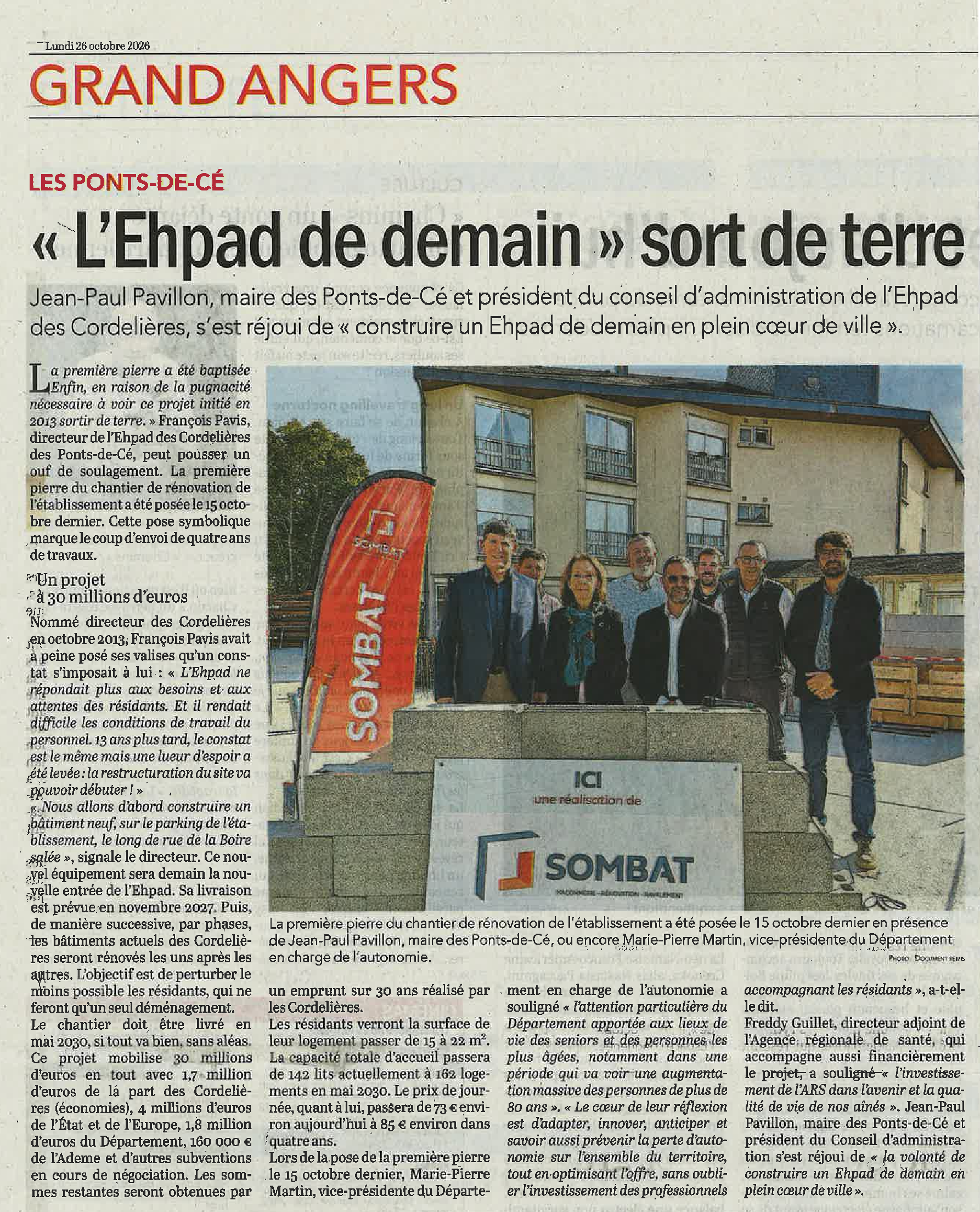 Ehpad - Les ponts de Cé