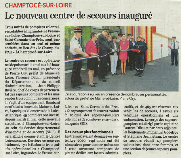 nouveau centre de secours inauguré Champtocé sur Loire.PNG