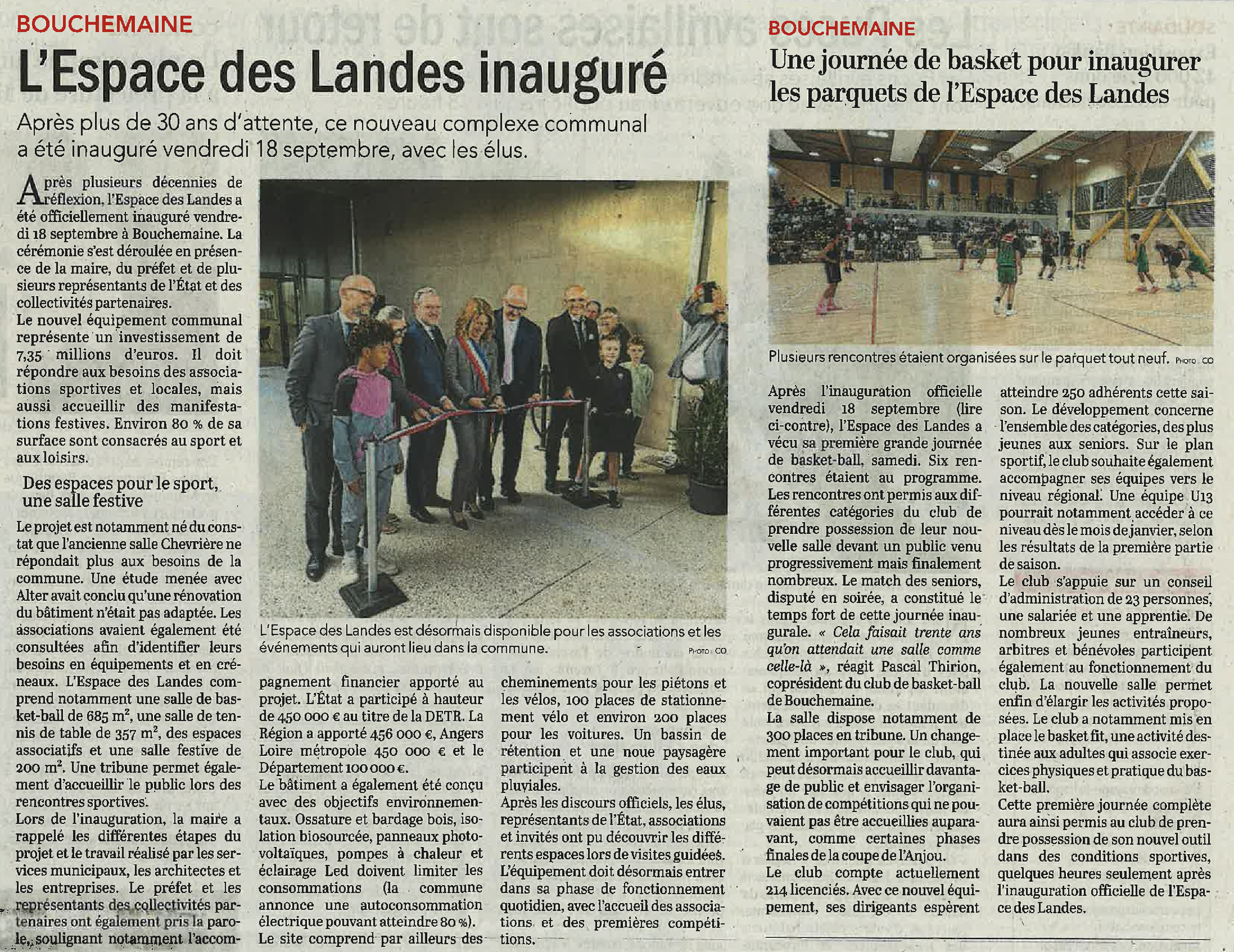 Salle multisport - Bouchemaine